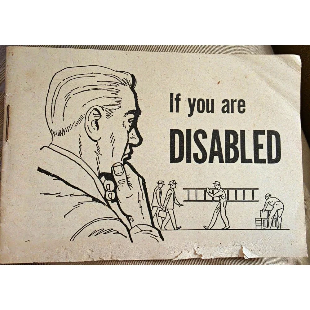 1957 If You Are Disabled Social Security Administration OASI-29 Vintage Pamphlet